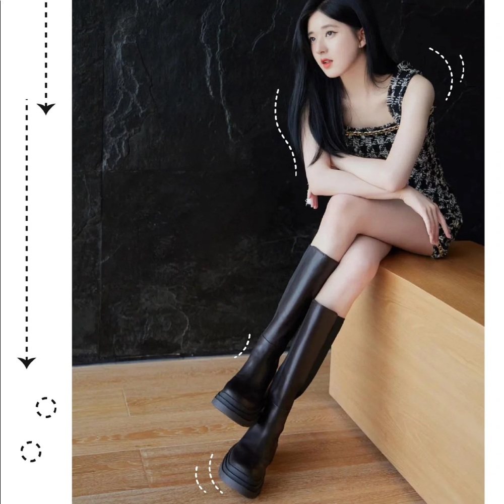 New Ash under knee boots with tag